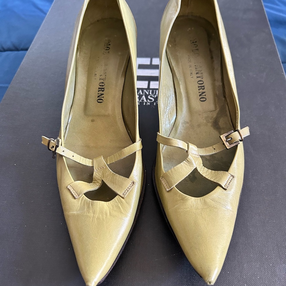 Paolo Iantorno handcrafted Elegant Women's Leather Heels